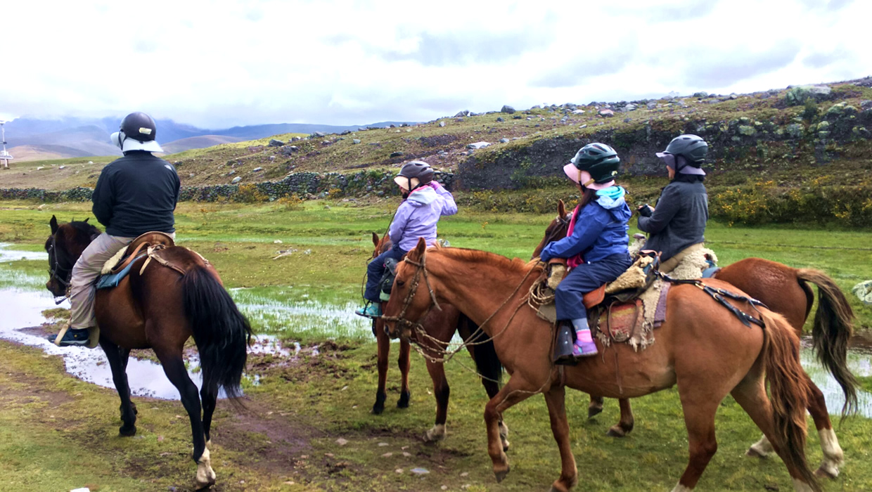 Horse-riding, Cotopaxi, Ecuador