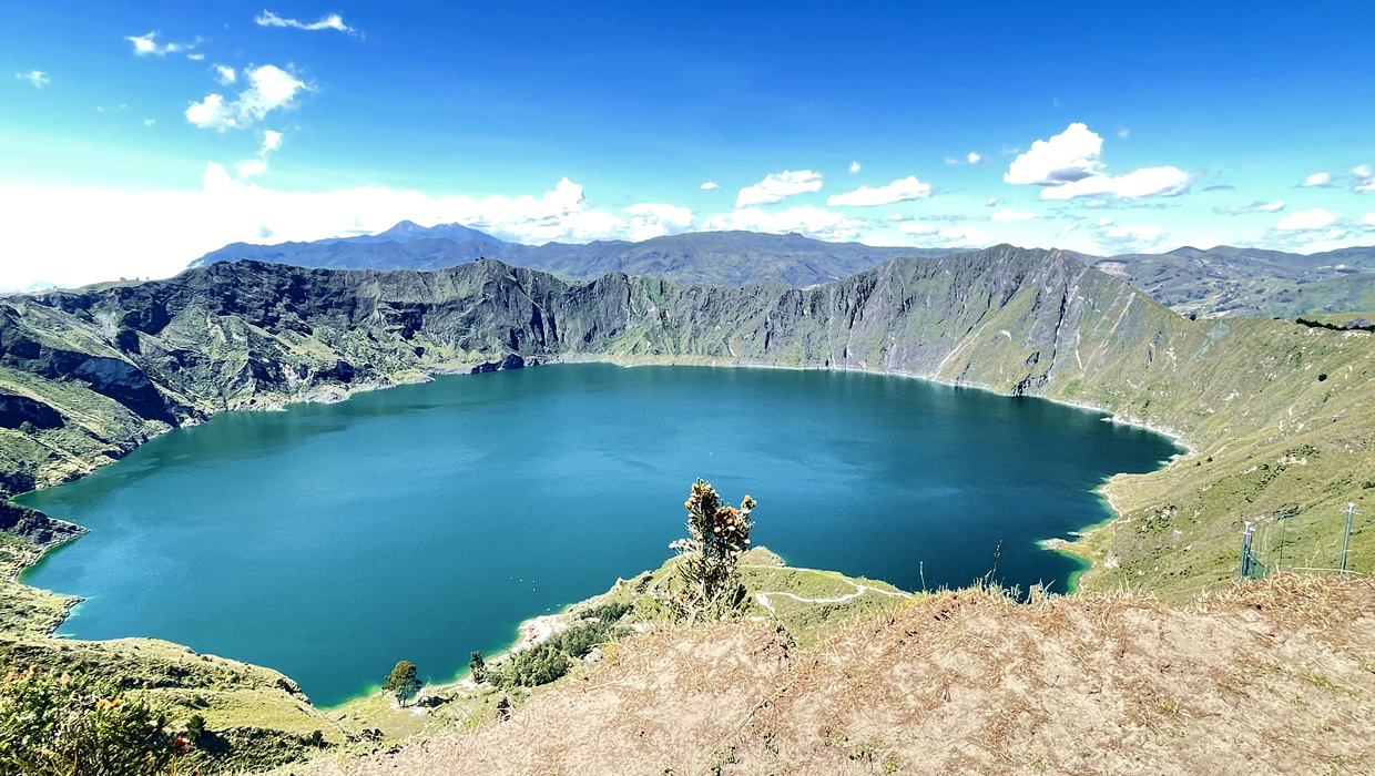 Quilotoa lake, Cotopaxi, Ecuador