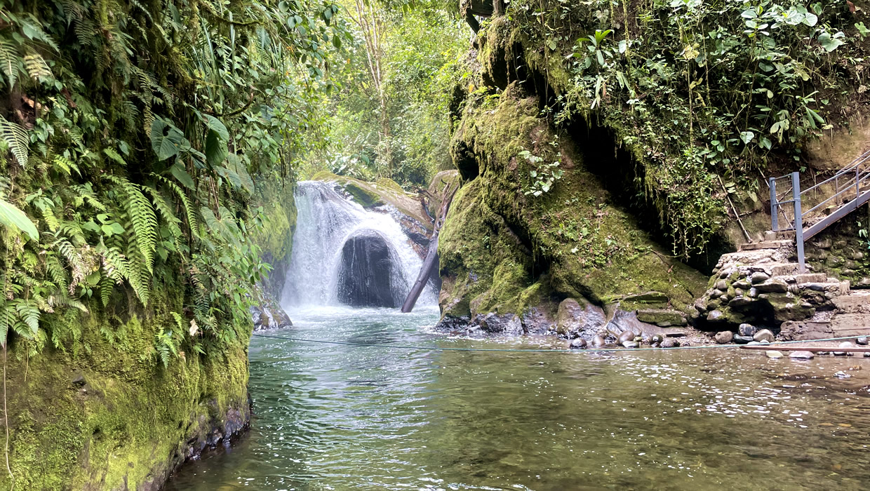 Waterfall, Mindo, Ecuador