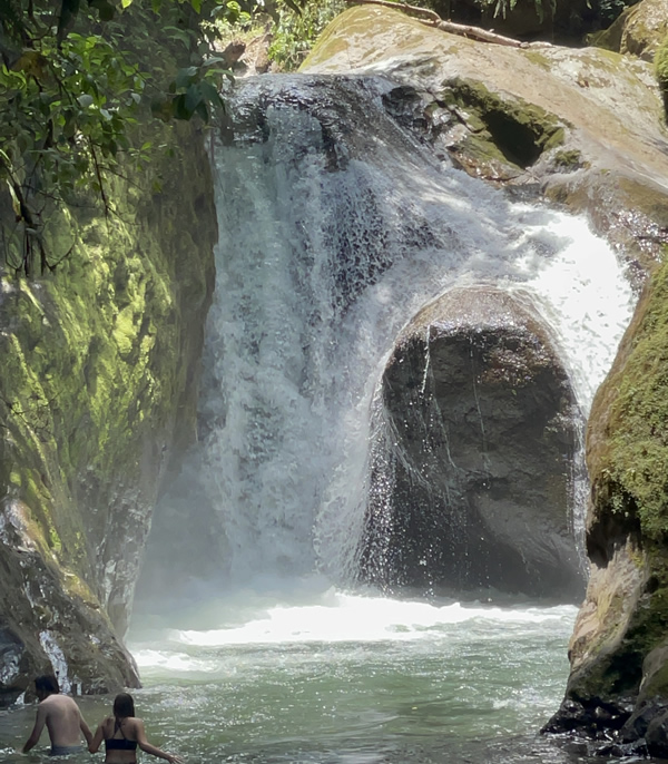 Mindo Ecuador, waterfall