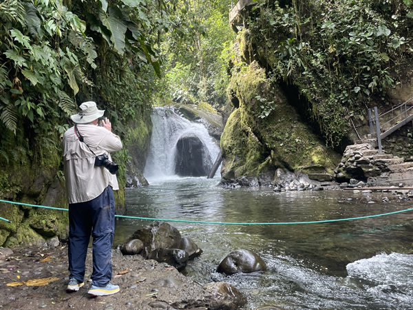 Mindo Ecuador, waterfall